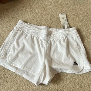 Adidas White Running Shorts